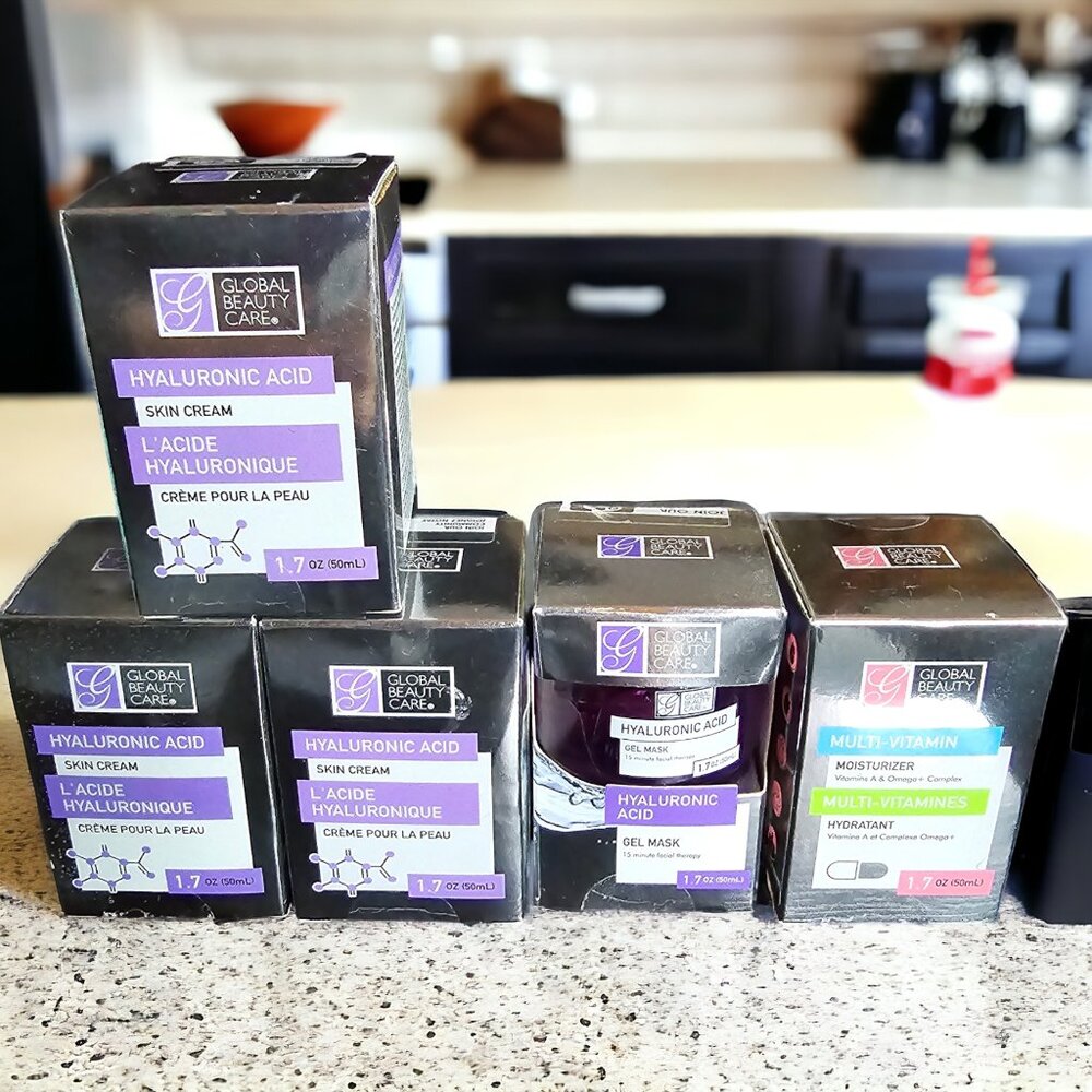 COPY - NIB GLOBAL BEAUTY CARE (5 - 1.7 ) Creme, Mask and Moisturizer